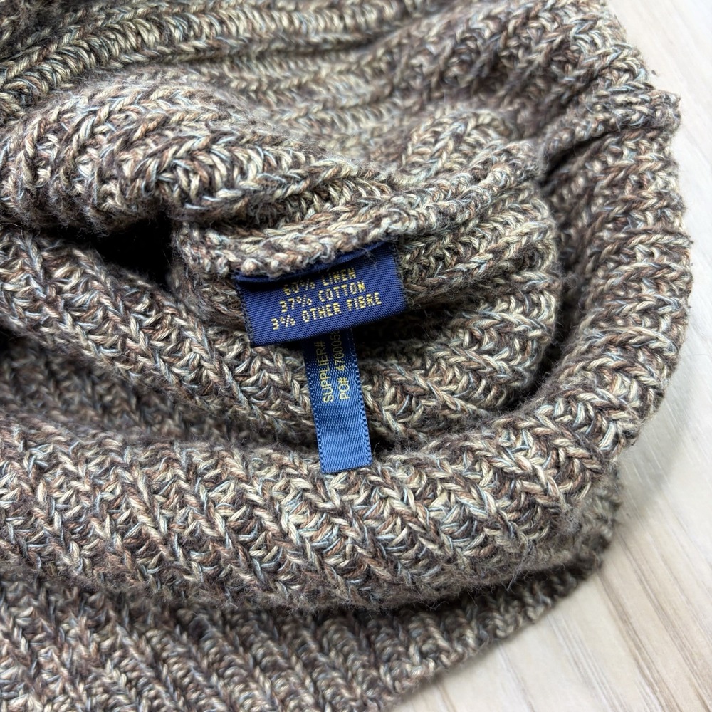 POLO RALPH LAUREN LINEN COTTON SHAWL COLLAR CARDIGAN KNIT SWEATER SZ SMALL - Picture 8 of 8
